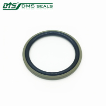 bronze PTFE bidirectional seal glyd ring for hydraulic cylinder sealing DPT